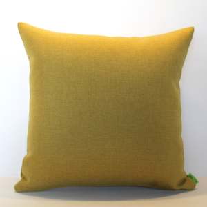 Mustard: Daisy Plain - Cushion Cover - 45cm x 45cm