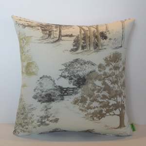 Natural: Parcela Vida - Cushion Cover - 45cm x 45cm
