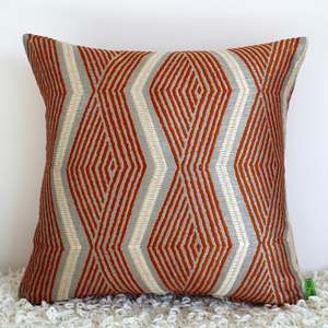 Orange: Terracotta Twist - Cushion cover - 40cm x 40cm
