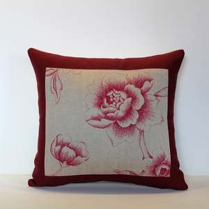 Pink: Rose Wood - Cushion Cover - 46cm x 44cm