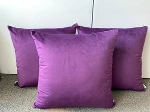 Purple: Purple Velvet - Cushion Cover