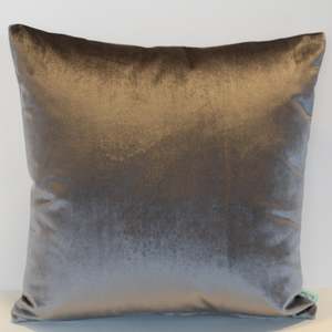 Plain Cushions: Smoke Luxury velvet - Cushion Cover - 45cm x 45cm