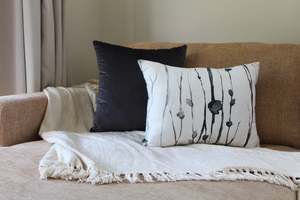 Patterned: Winter Branches Set - Cushion Cover Set