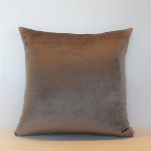 Velvet Collection: Beige Velvet - Cushion Cover
