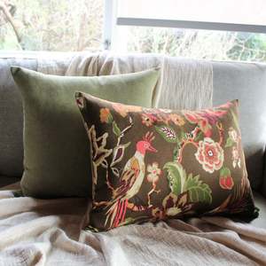 Sets Of 2: Brown Oak Forest Set - Cushion Cover Set