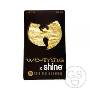 Wu-Tang x Shine Rolling Papers - 3 Pack - 24k Gold