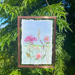 Watercolour Flowerscape Original 16cm x 22cm