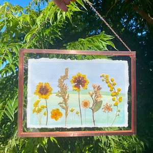 Watercolour Flowerscape Original 22cm x 16cm