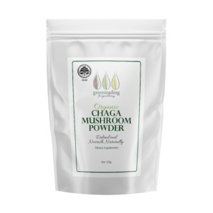 Mushrooms Powders: Organic Chaga Mushroom Powder 120g