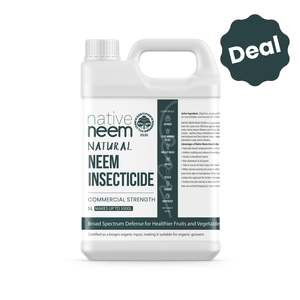 Nativeneem Organic Neem Oil Insecticide Commercial Strength 5L