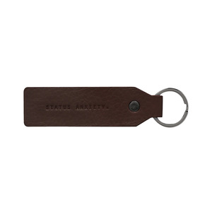 Clothing Accessories: Make your move leather keyring chocolate