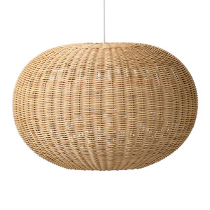 Lighting: Tangelo rattan shade natural 62cm