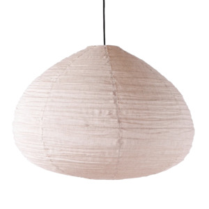 Lighting: Havana linen pendant shade natural