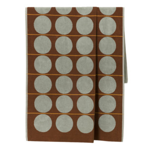 Abacus beach towel mist and paprika