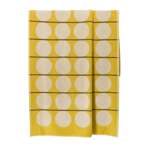 Abacus beach towel daffodil and cream