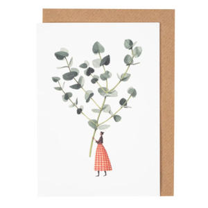 Stationery: Laura Stoddart  eucalyptus illustration card