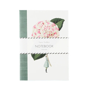 Stationery: Laura Stoddart illustrated A5 notebook In Bloom