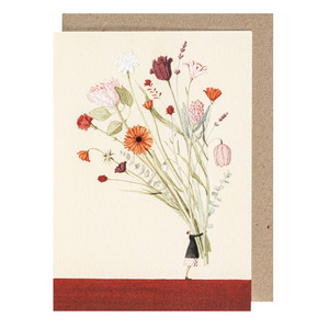 Laura Stoddart flower bundle illustration card