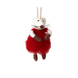 New Collection: Mrs mouse hanging decoration