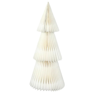 XL free standing paper Xmas tree natural 120cm