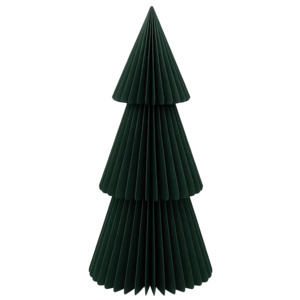 XL free standing paper Xmas tree forest green 120cm