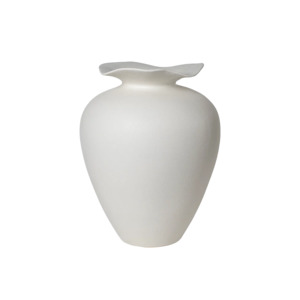Broste Florentina vase off-white 32cm