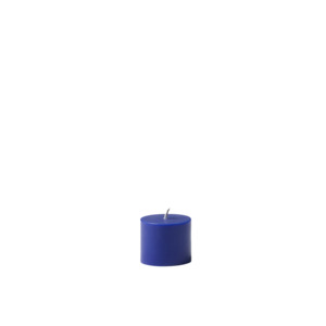 Candles Lanterns: Pillar candle 3.5cm cobalt