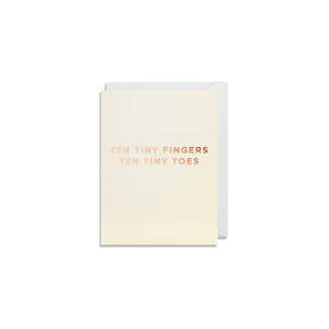 Cards: Ten tiny fingers card