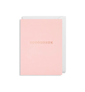 Cards: XOXOXO mini card