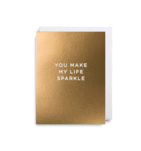 Cards: Make life sparkle mini card