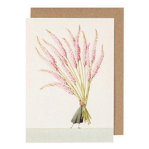 Laura Stoddart foxtail illustration card