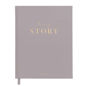 Memoir linen bound journal grey