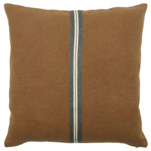 Miles Belgian linen cushion cover oak 63cm