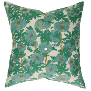 Cushions: SOW Joan floral linen cushion cover 50cm