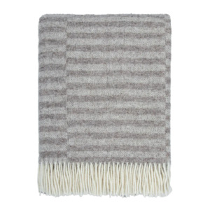 Throws Blankets: Noah NZ wool throw 130 x 190cm oatmeal