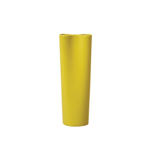 Vases Planters: Pinch vase 22cm kowhai yellow