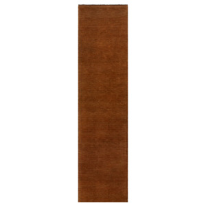 Rugs Hides: Sandringham wool floor runner pecan 90 x 500cm