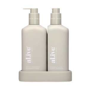 Al.ive kitchen hand wash + dish wash duo 300ml watermelon & lemon