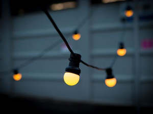 Lighting Outdoors: Outdoor LED festoon lights 10m