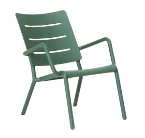 Outdoors Furniture 1: Otto outdoor lounger chair green
