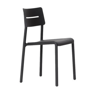 Outdoors Furniture 1: Otto outdoor dining chair black