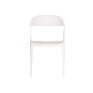 Outdoors Furniture 1: Minimalist outdoor dining chair white