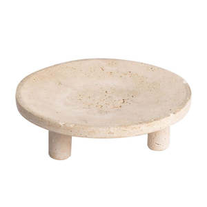 Boards Trays: Light travertine stand 23.5cm