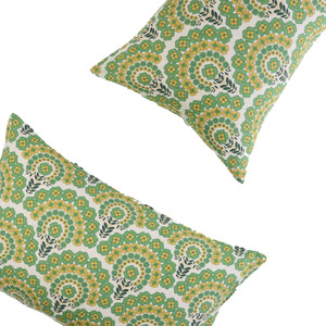 Pillowcases: SOW Harriet floral linen Euro pillowcase set
