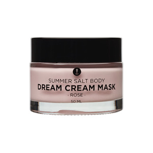 Face: Dream cream clay mask rose with mini brush 50ml