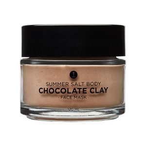 Face: Chocolate clay face mask with mini brush 120ml