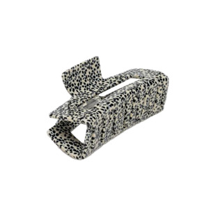 Face: Dalmatian rectangle claw clip