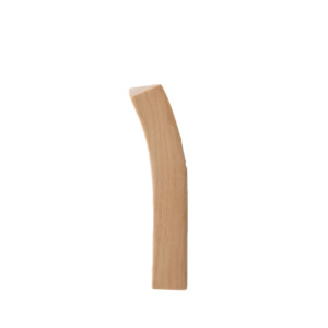 Bow wooden wall hook maple