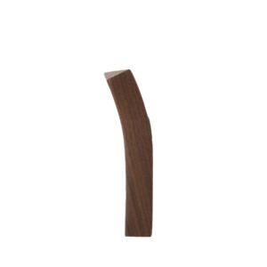 Bow wooden wall hook walnut