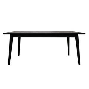 Venetto oak dining table black